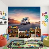 Wall Murals: Truck on the road 6