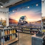 Wall Murals: Truck on the road 10