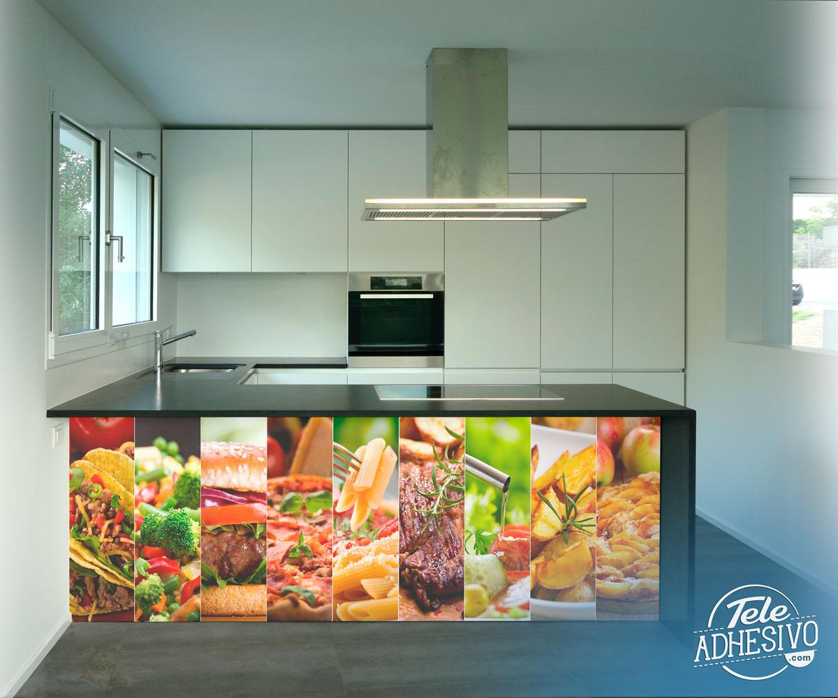 Wall Murals: Delicious Collage Menu