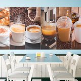 Wall Murals: Coffee and breakfast collage 2
