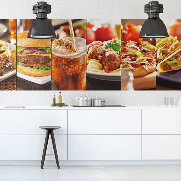 Wall Murals: Collage bon appétit 0
