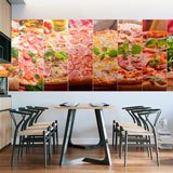 Wall Murals: Collage pizza 2