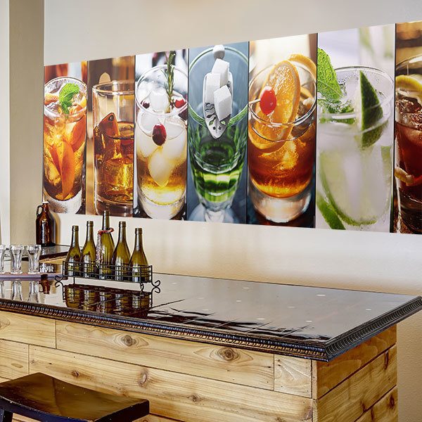 Wall Murals: Collage Cocktails