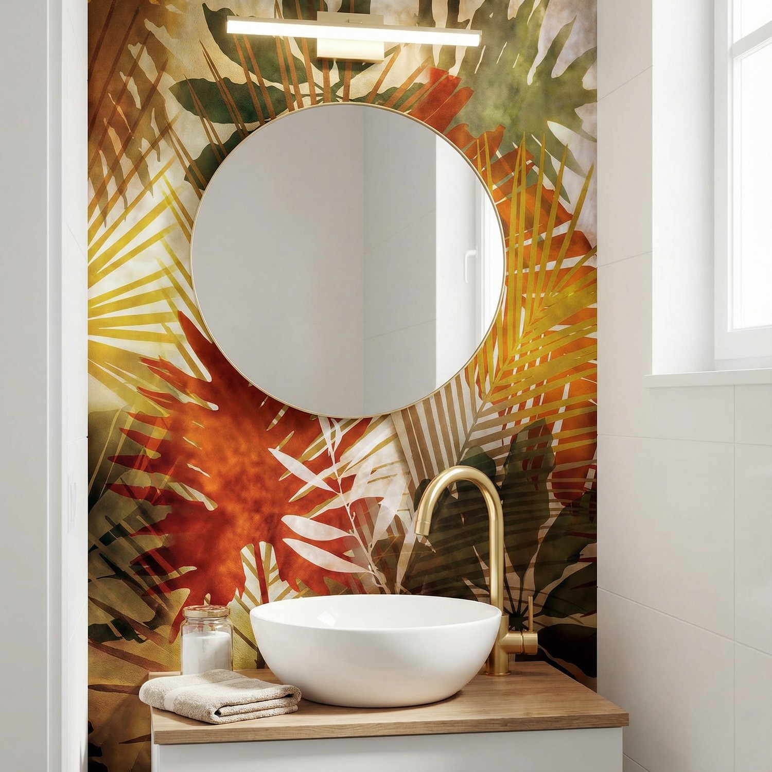 Wall Murals: Hawaiian Print