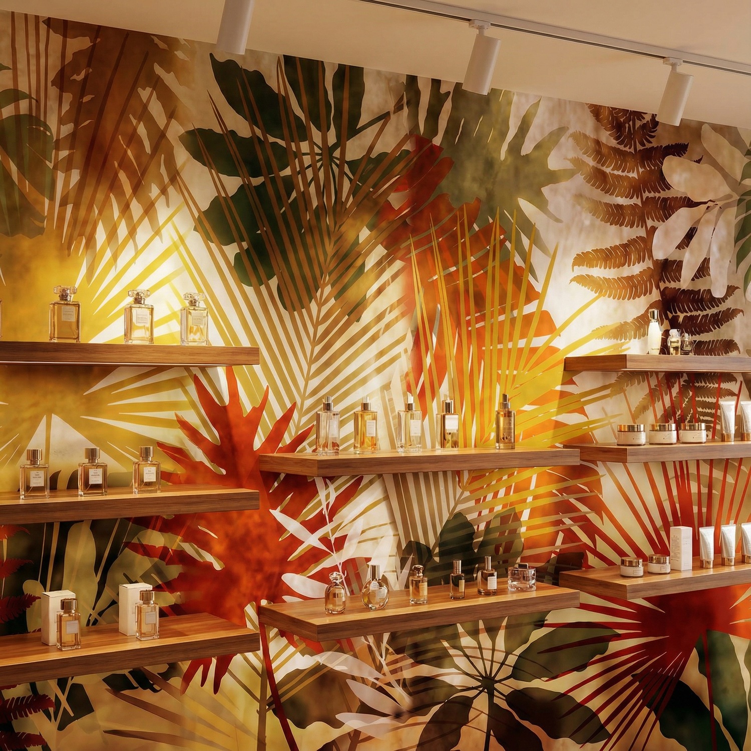 Wall Murals: Hawaiian Print
