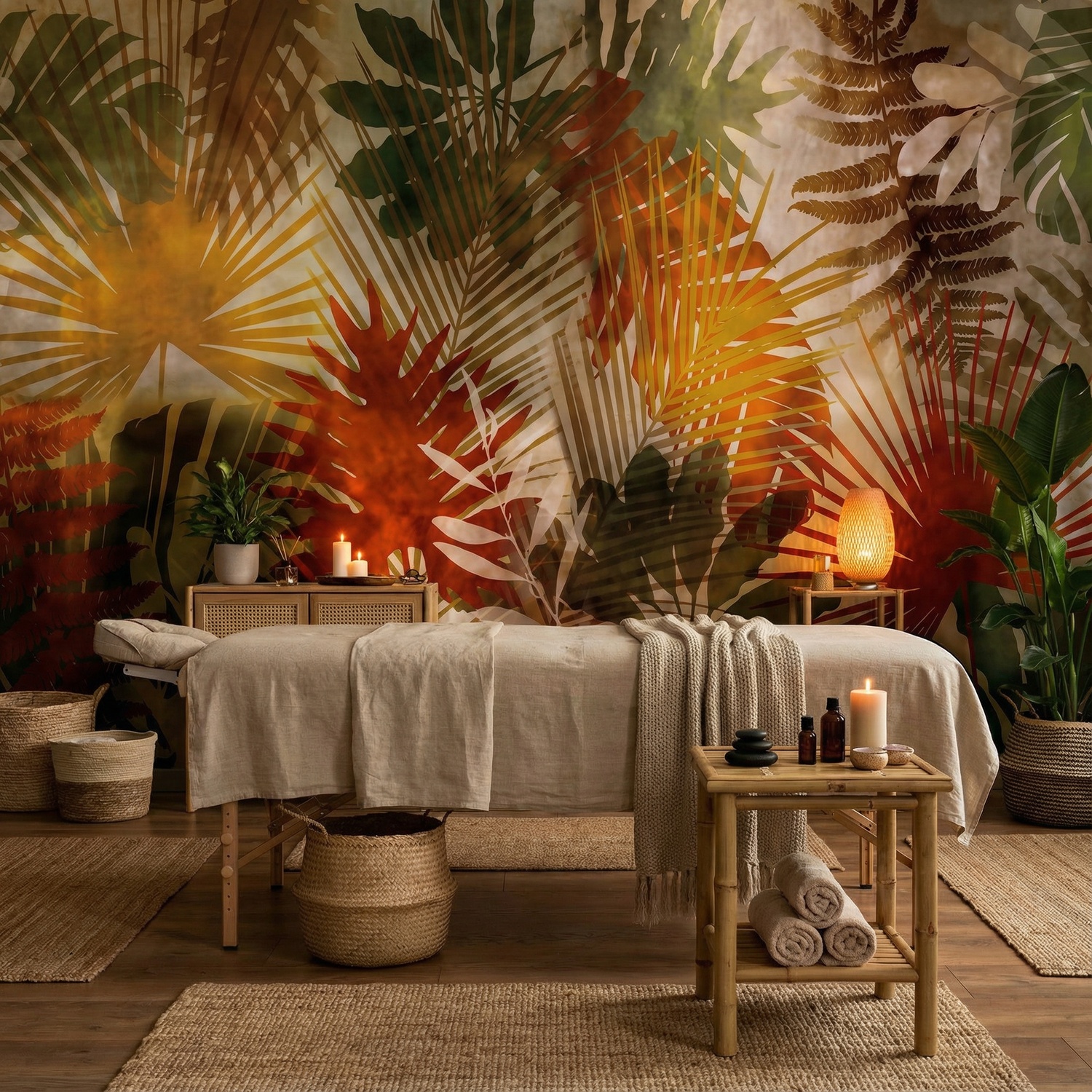 Wall Murals: Hawaiian Print