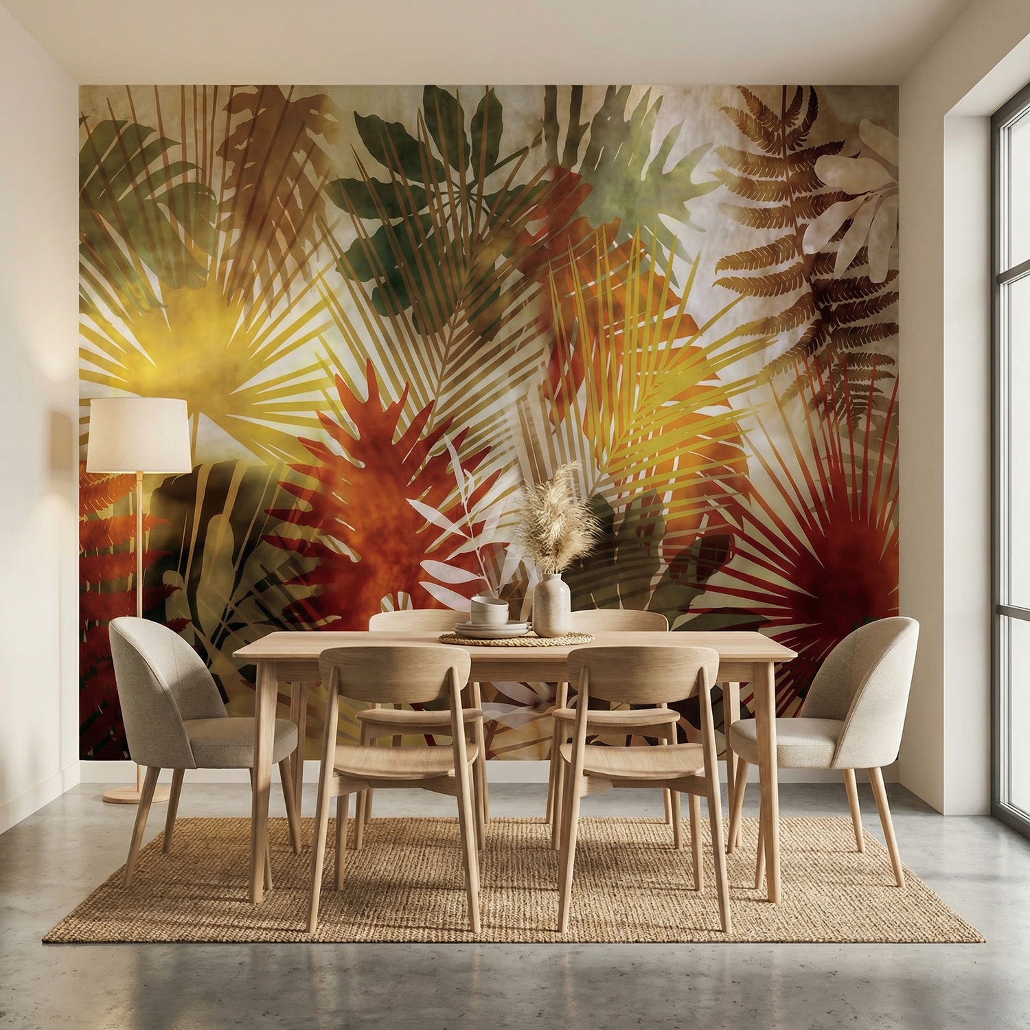 Wall Murals: Hawaiian Print