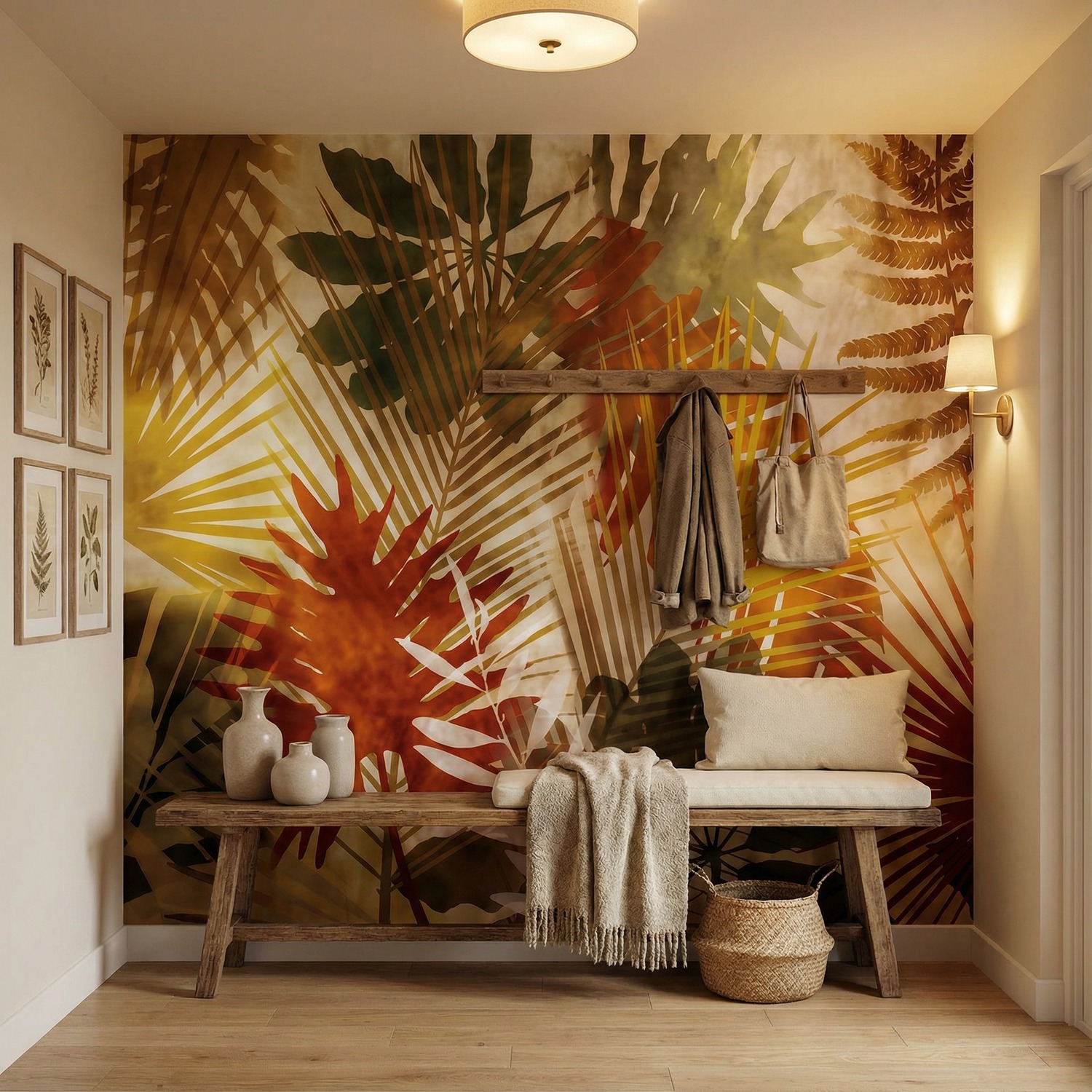 Wall Murals: Hawaiian Print