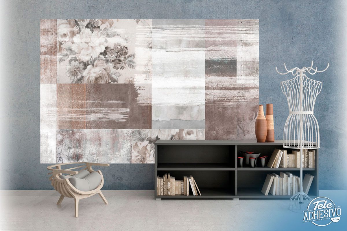 Wall Murals: Printed of paintings and flowers