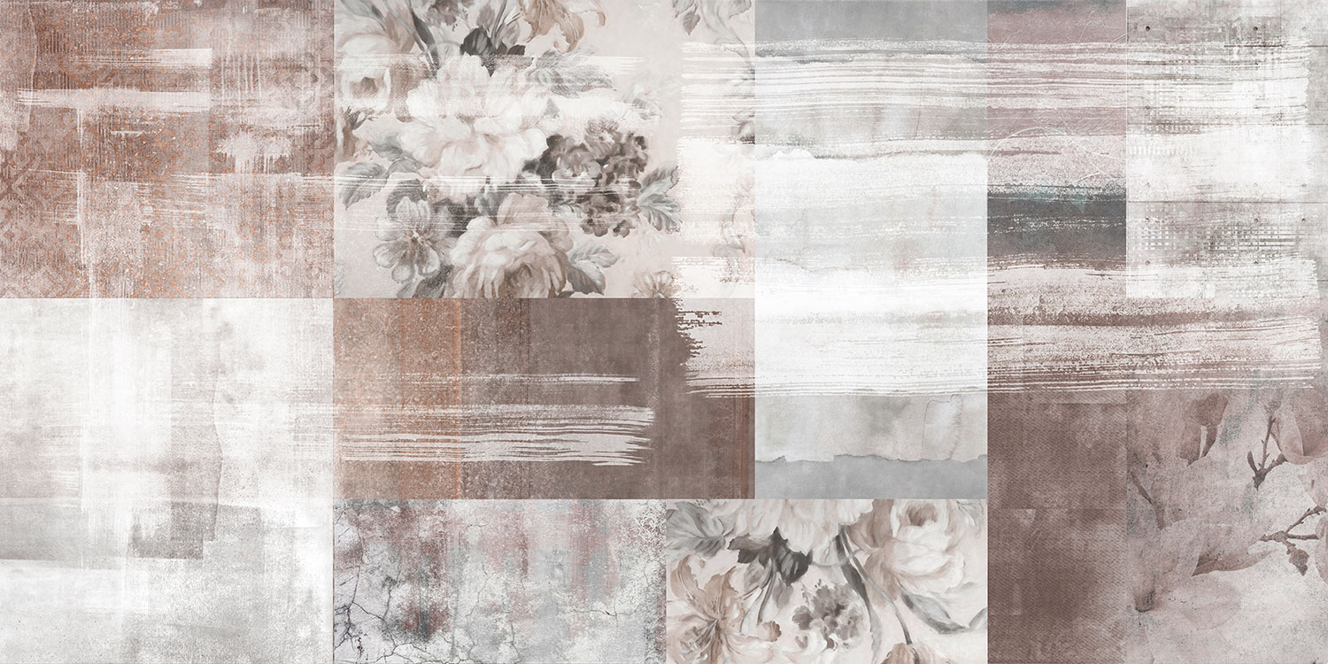 Wall Murals: Printed of paintings and flowers