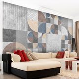 Wall Murals: Circle collage 2