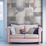 Wall Murals: Grey print 2