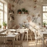 Wall Murals: Floral print 13