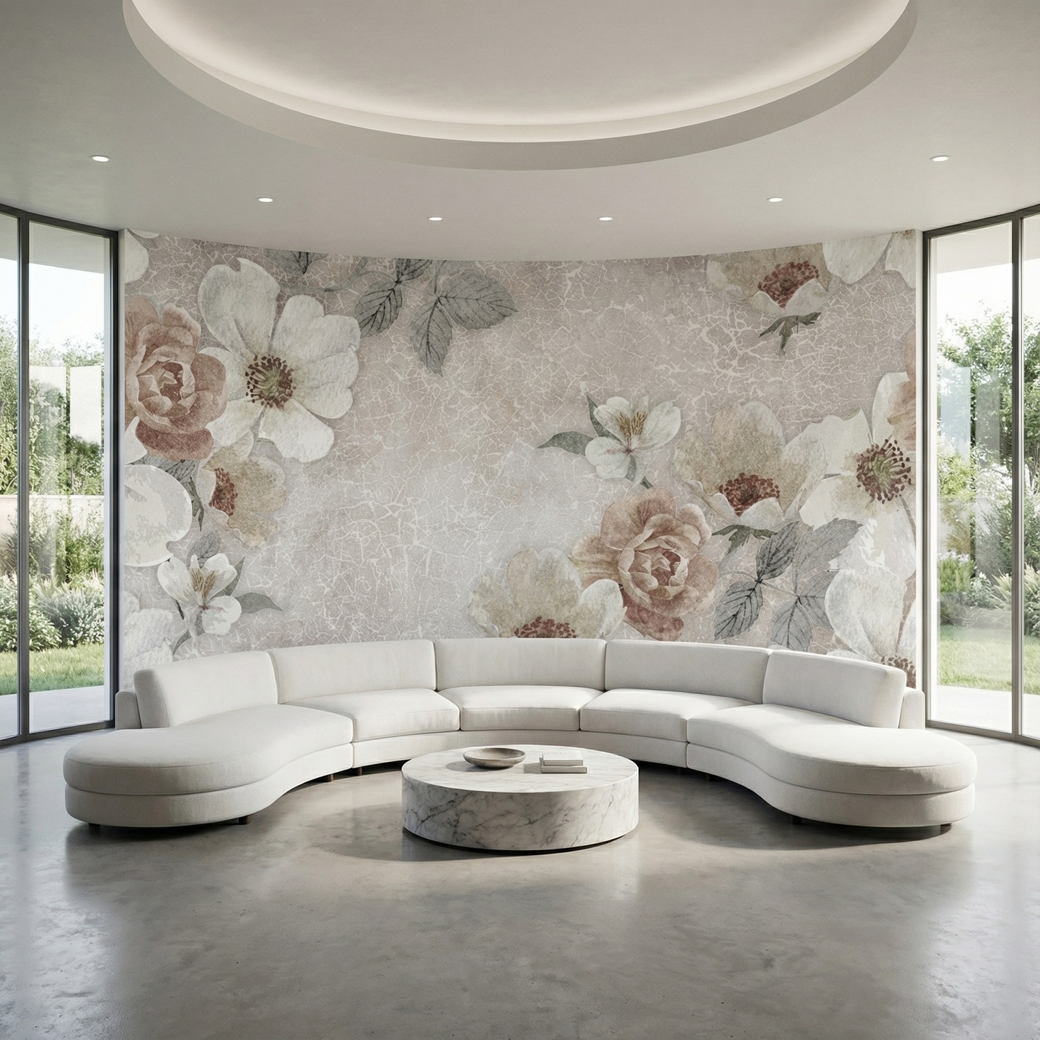 Wall Murals: Floral print