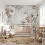 Wall Murals: Floral print 5