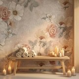 Wall Murals: Floral print 7