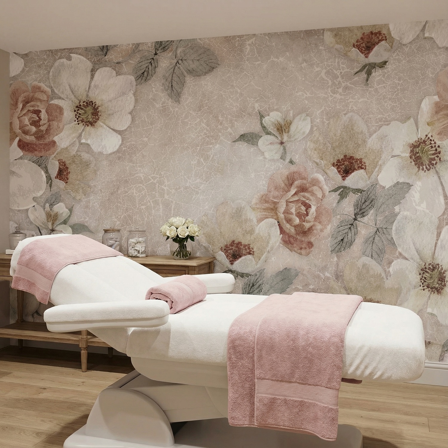 Wall Murals: Floral print