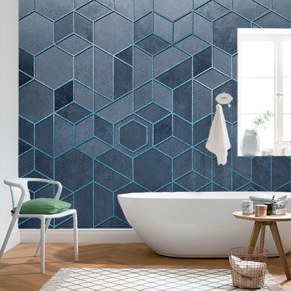Wall Murals: Perspective squares 0