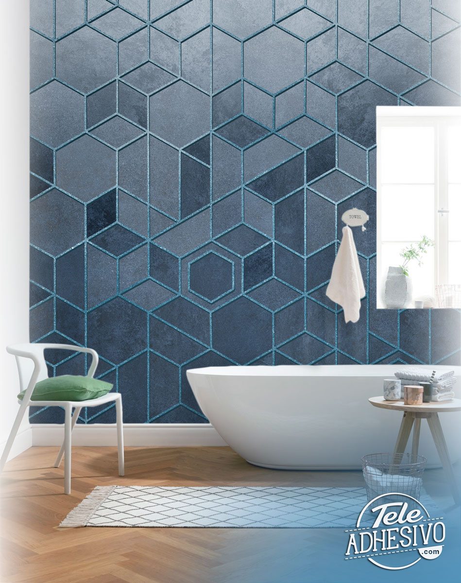 Wall Murals: Perspective squares
