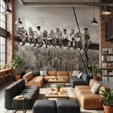 Wall Murals: Workers on the beam 10
