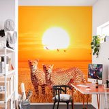 Wall Murals: Cheetahs in the Savannah 2