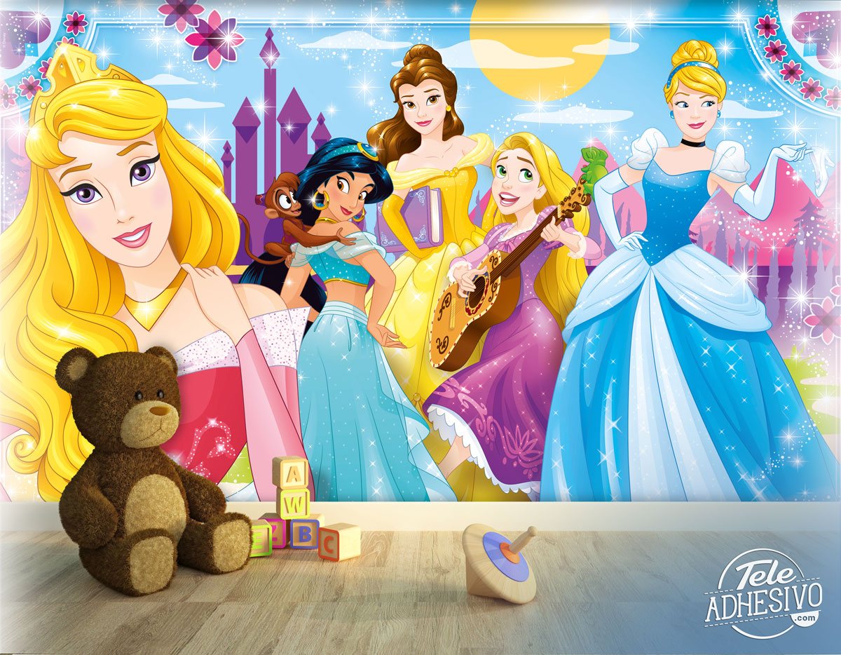 Wall Murals: Disney Princesses together
