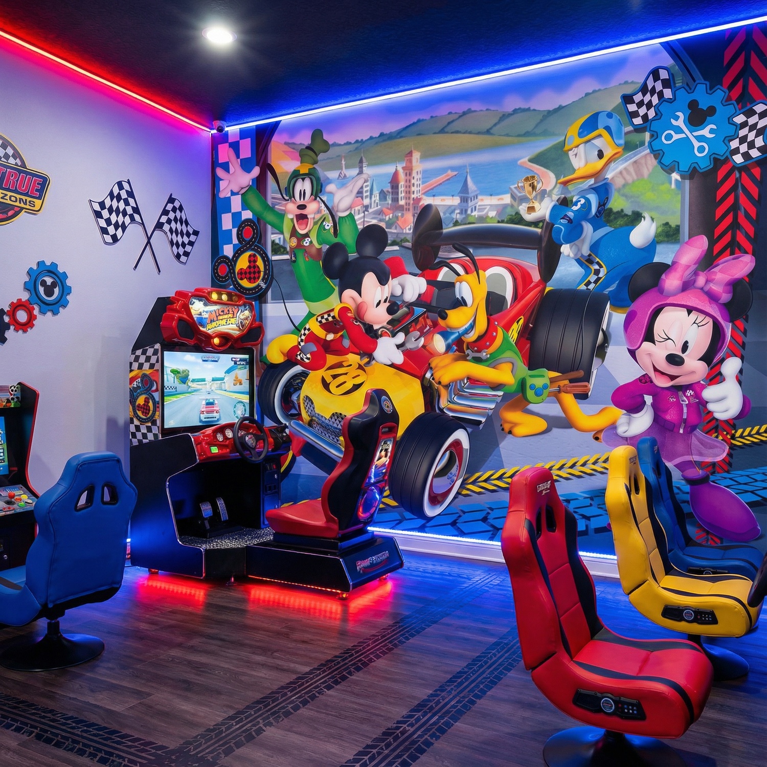 Wall Murals: Disney mechanical equipment