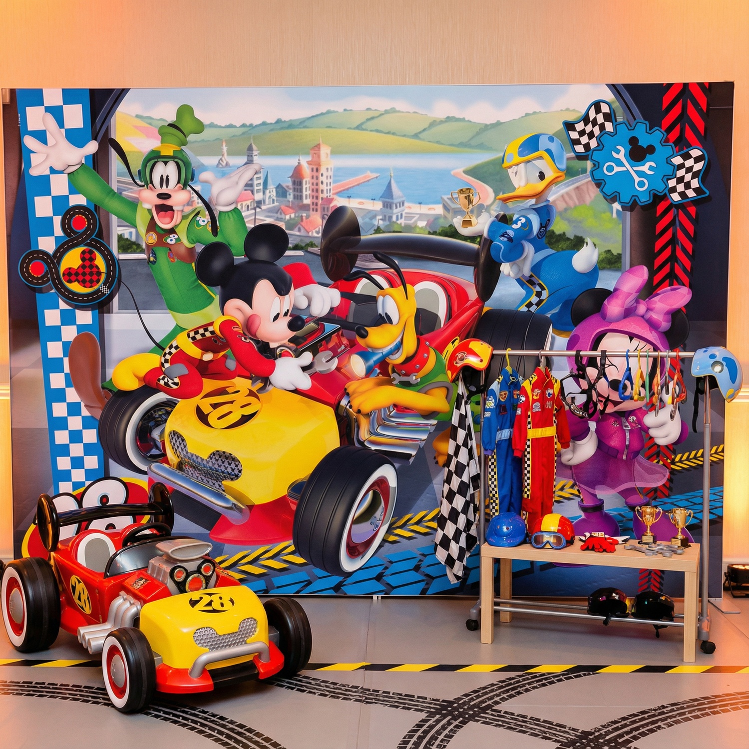 Wall Murals: Disney mechanical equipment