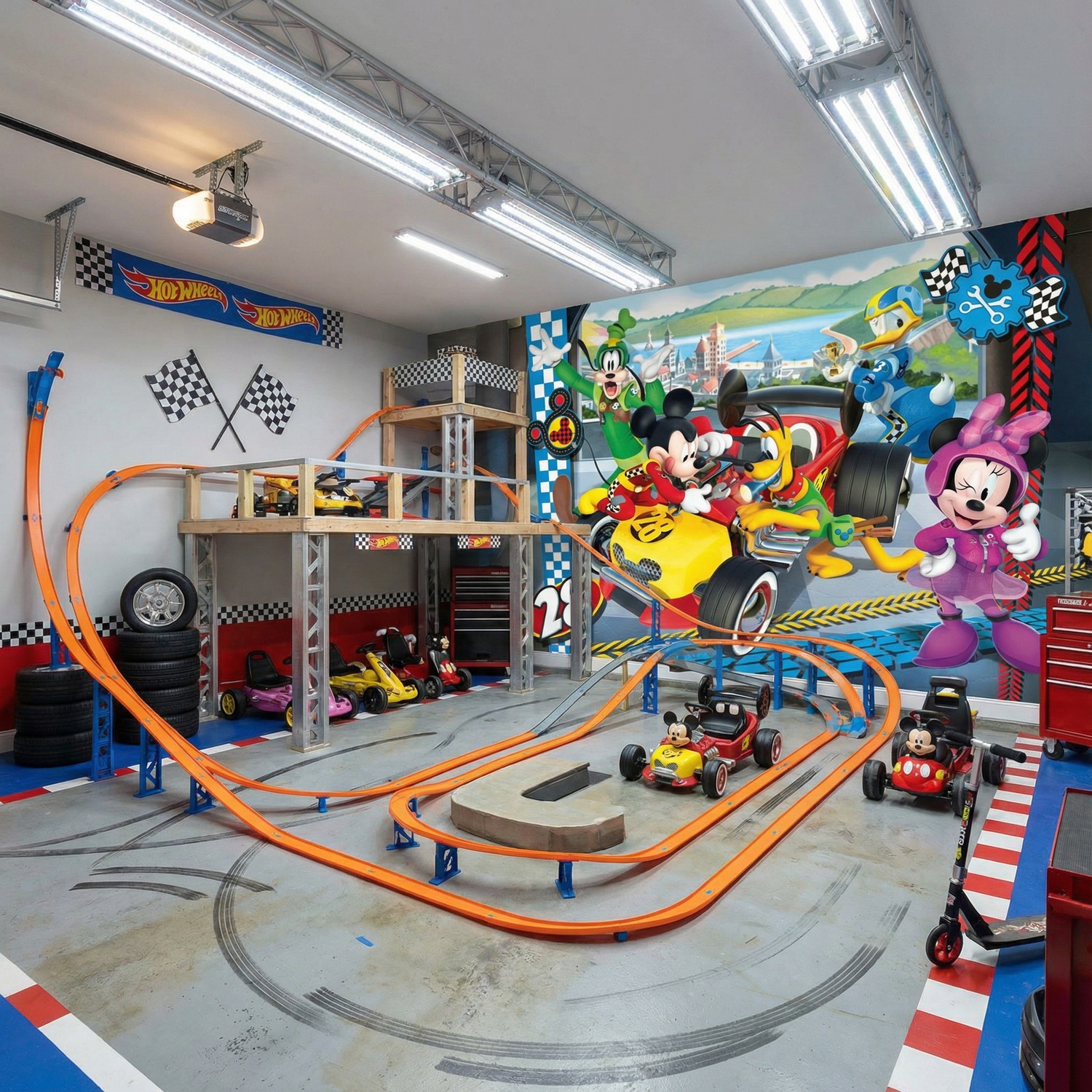 Wall Murals: Disney mechanical equipment