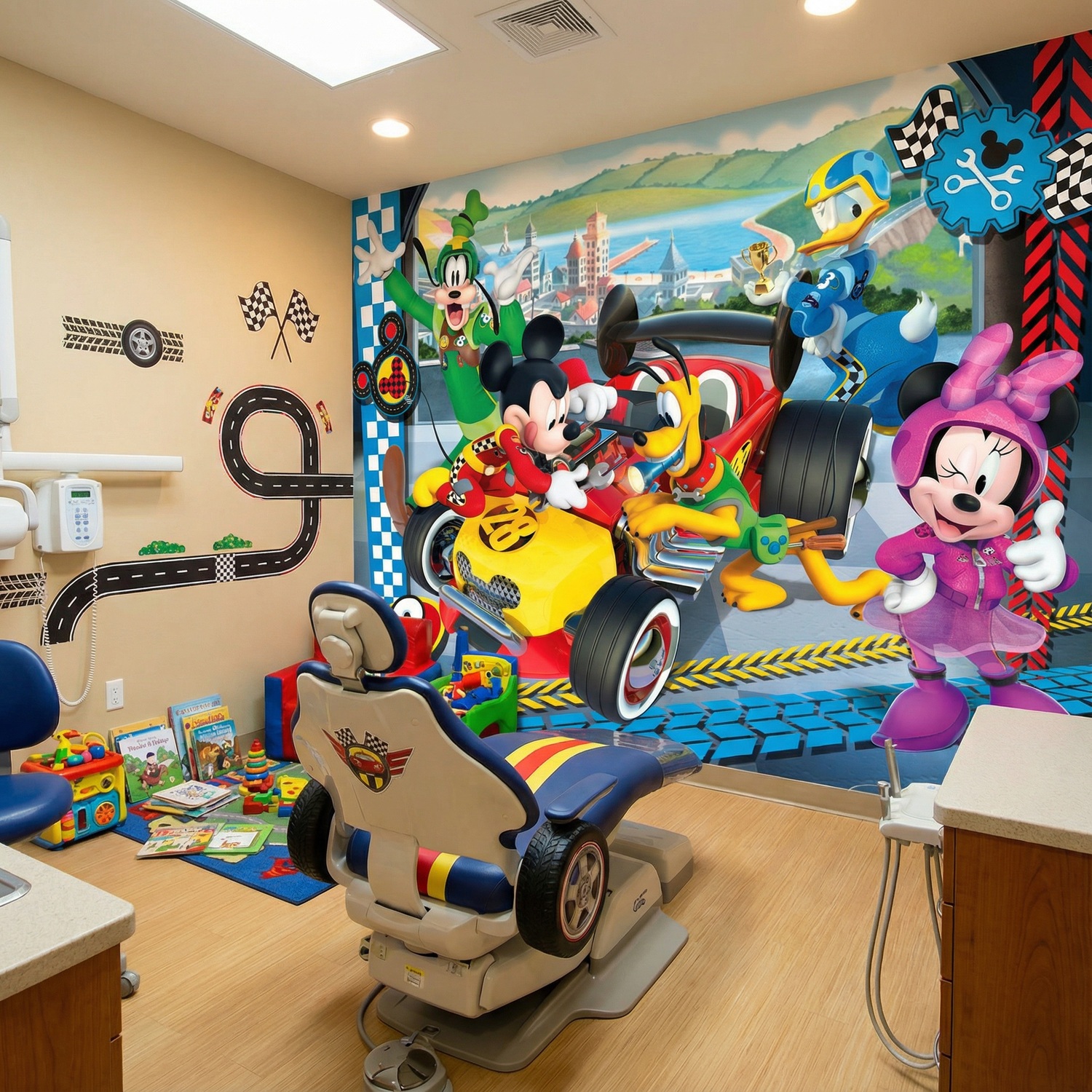 Wall Murals: Disney mechanical equipment
