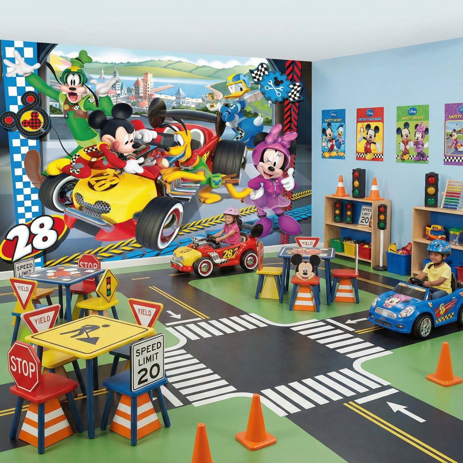 Wall Murals: Disney mechanical equipment