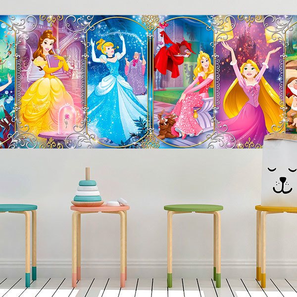 Wall Murals: Collage princesses