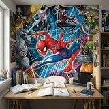 Wall Murals: Spider-Man with enemies 3