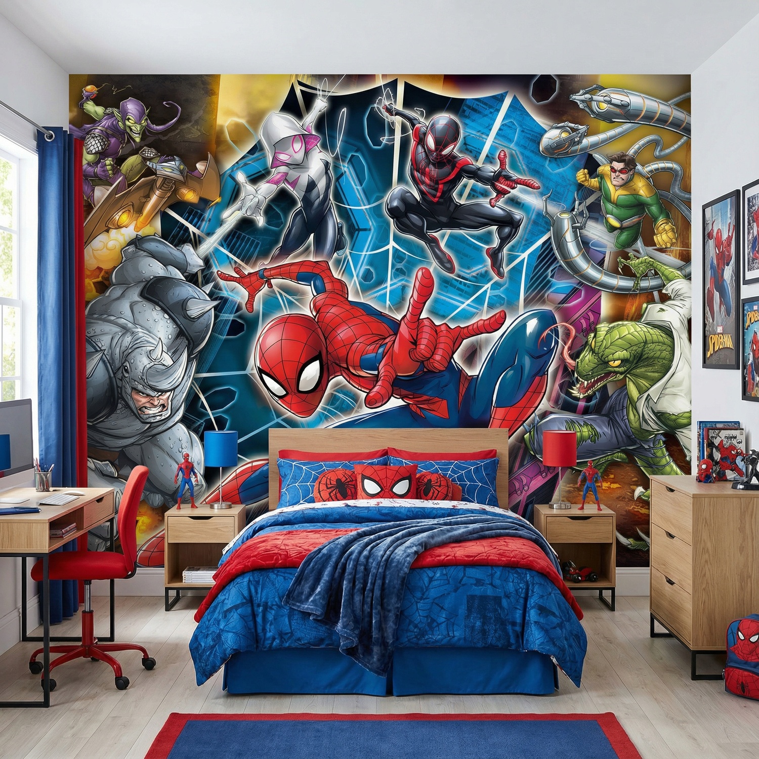 Wall Murals: Spider-Man with enemies