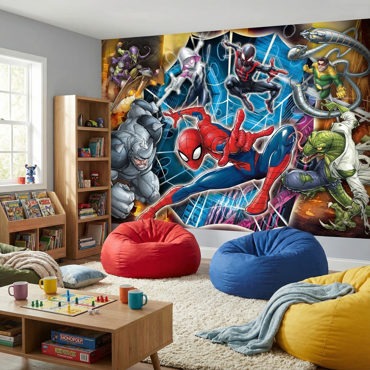 Wall Murals: Spider-Man with enemies