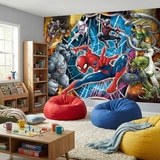 Wall Murals: Spider-Man with enemies 7