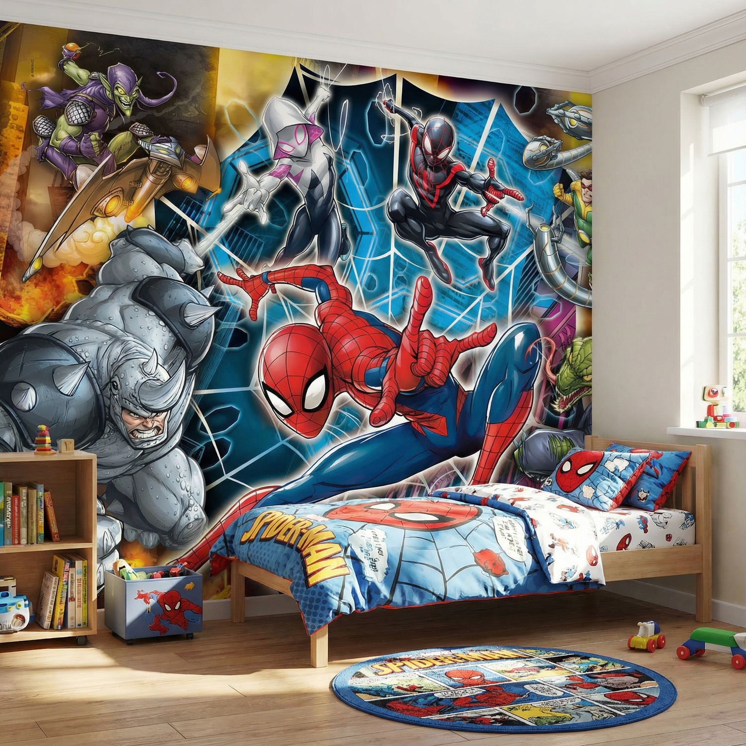 Wall Murals: Spider-Man with enemies