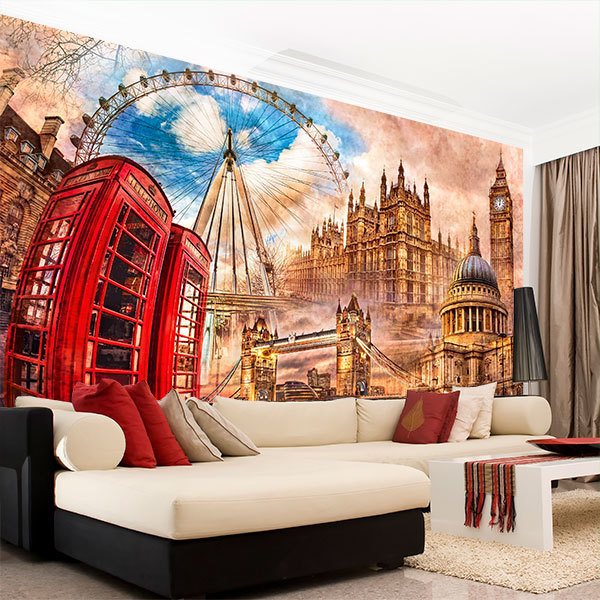 Wall Murals: Famous places in London 0