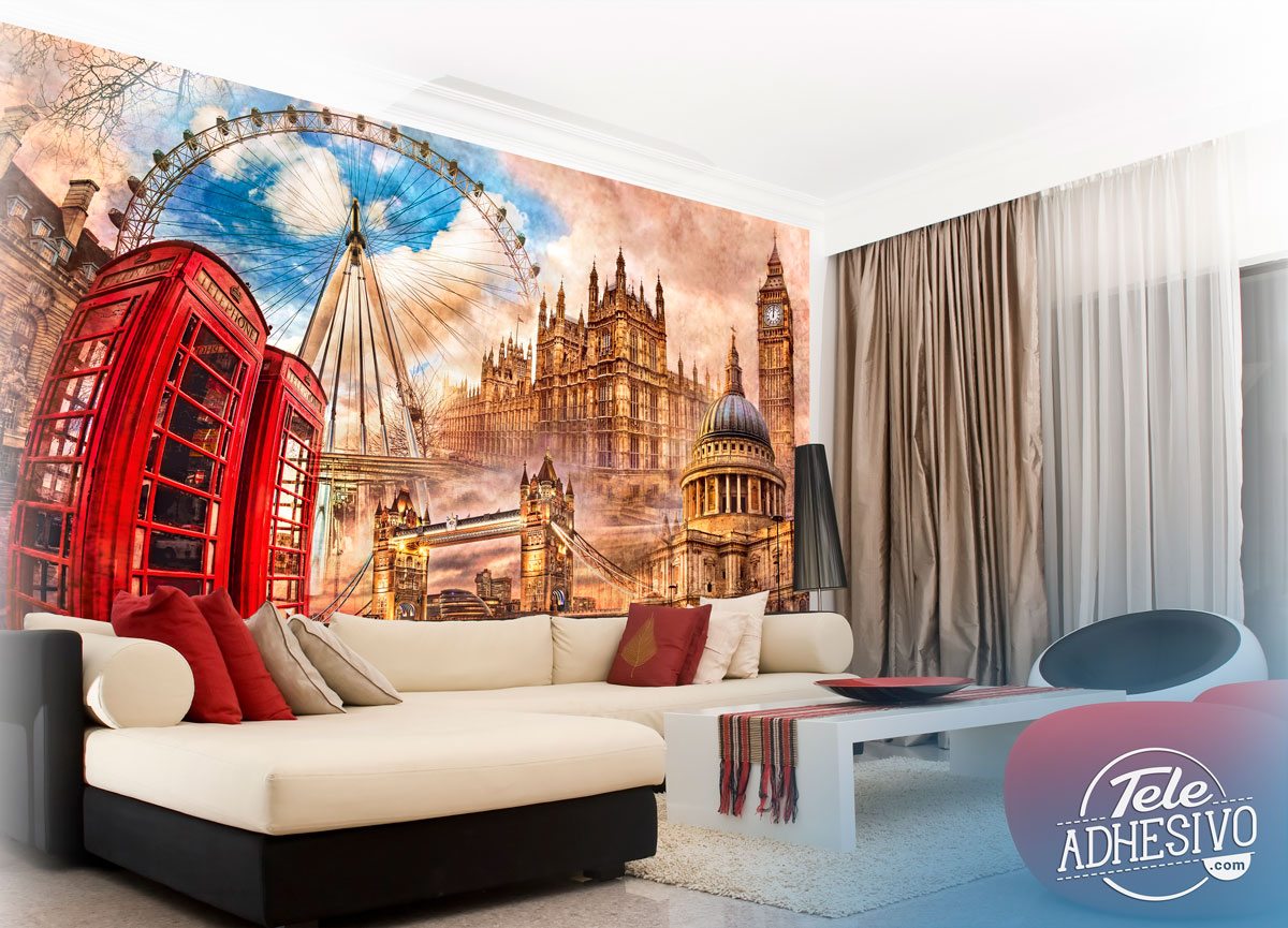 Wall Murals: Famous places in London