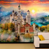 Wall Murals: Sunset with a view 2