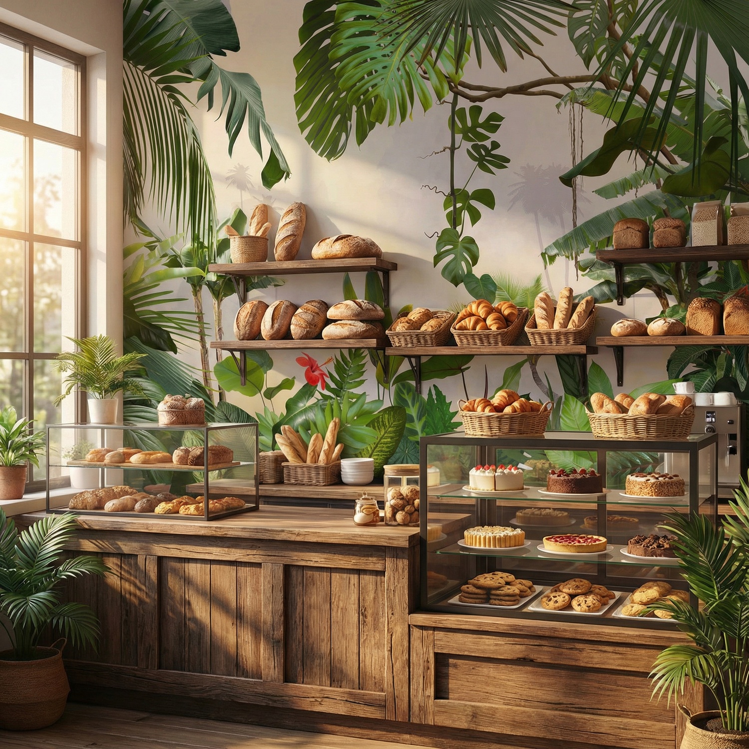 Wall Murals: Jungle nature