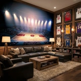 Wall Murals: Basketball court 14