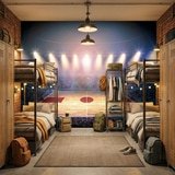 Wall Murals: Basketball court 17
