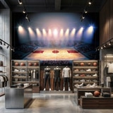 Wall Murals: Basketball court 5