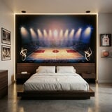 Wall Murals: Basketball court 6
