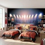 Wall Murals: Basketball court 7
