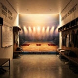 Wall Murals: Basketball court 8