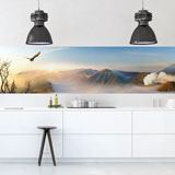 Wall Murals: Dawn among the mountains 2