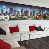 Wall Murals: Night Skyline 2