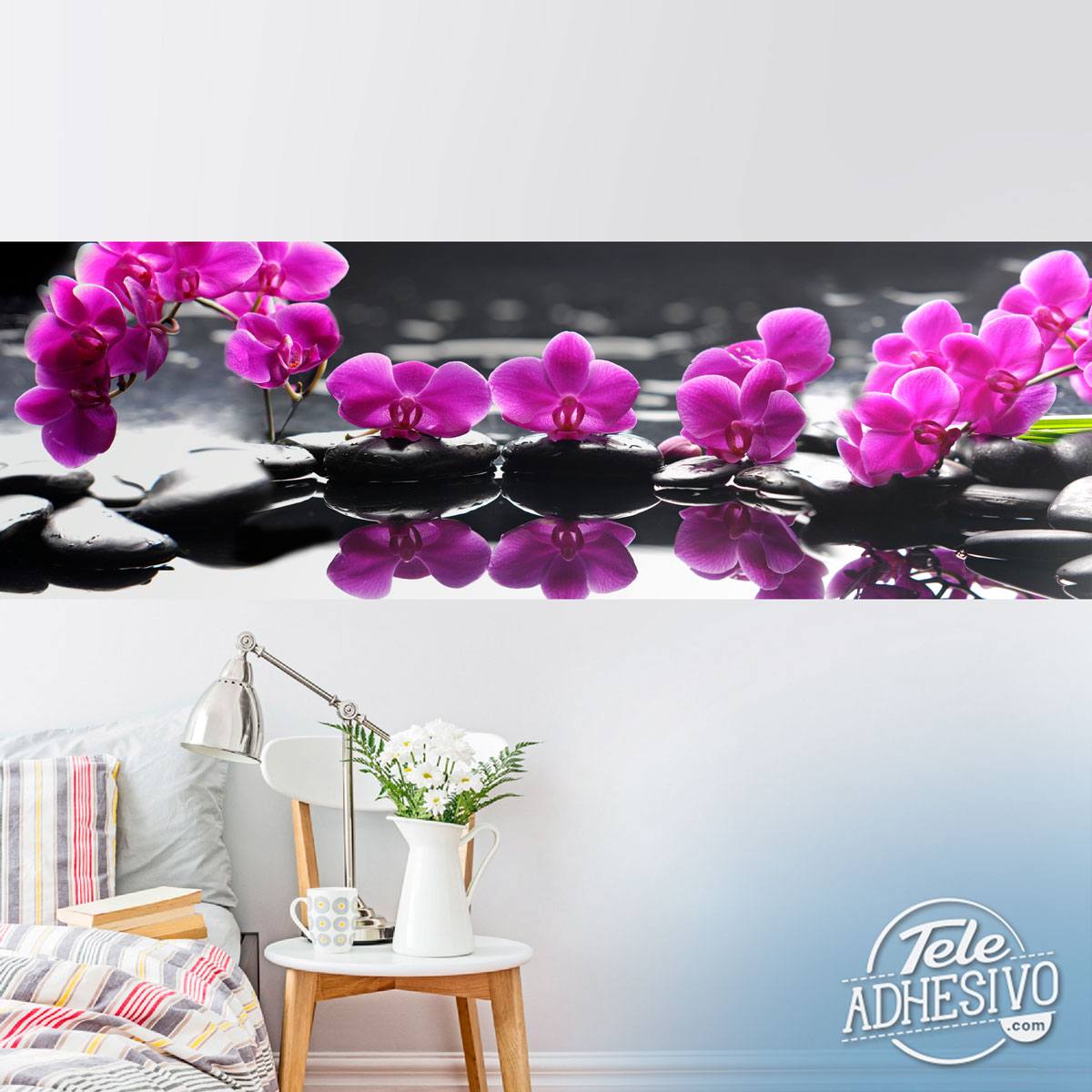Wall Murals: Purple Orchids